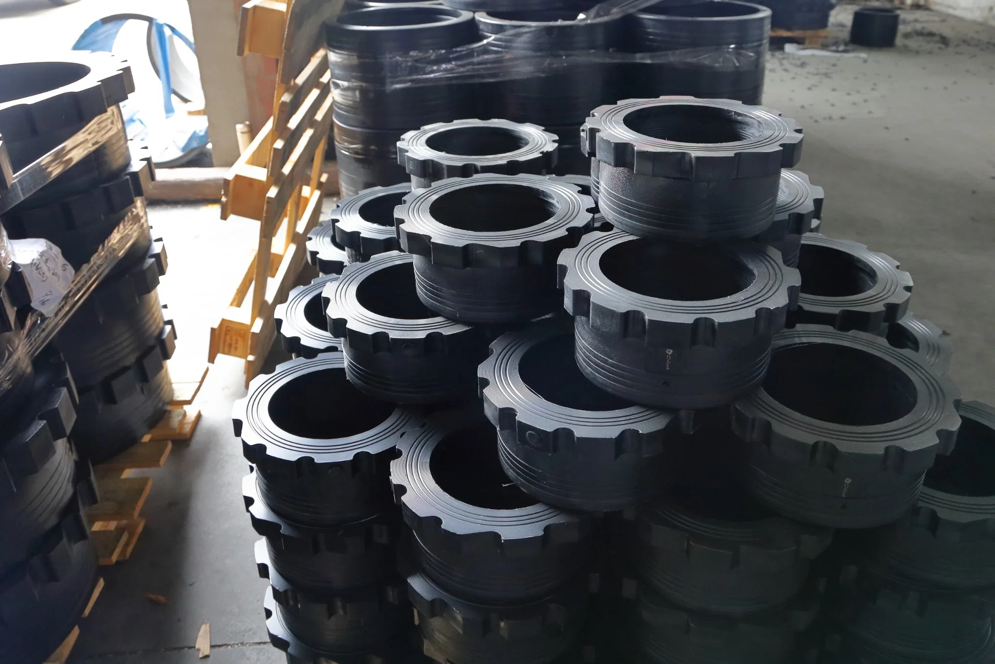 PE Flange PE Backing Ring Metal Flange HDPE Pipe Fitting