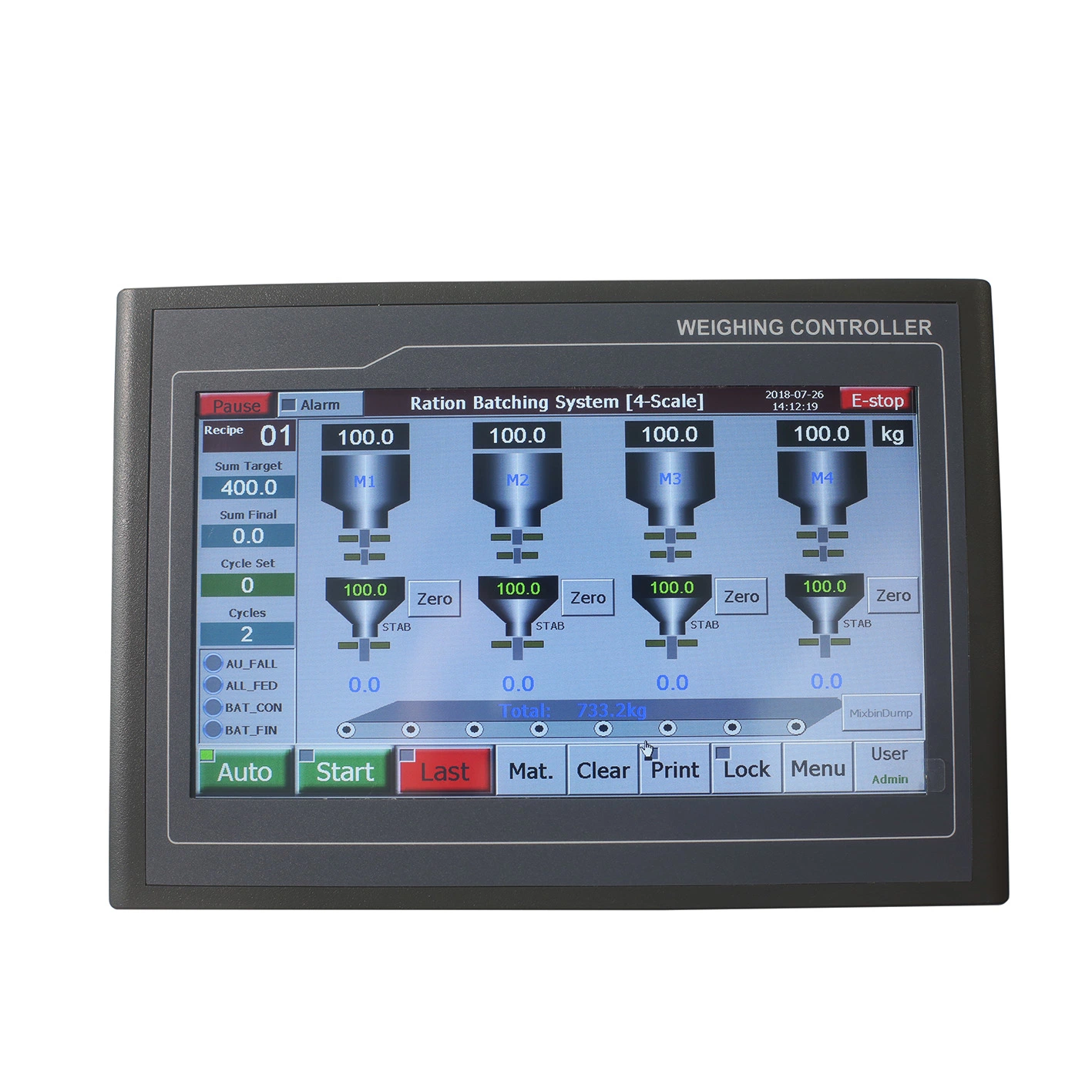 Supmeter 4 indicateur numérique de cellule de charge indicateur de balance indicateur d'alarme