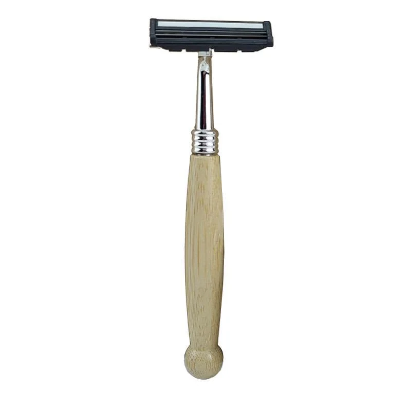 Customized Optional Blade Razor Disposable Bamboo Handle Hotel Razor Eco Friendly Shaving