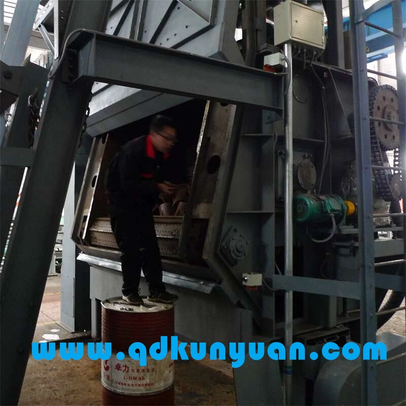 Tumble Belt Shot Blasting Machine for Casting Parts Rust Cleaning Abrator