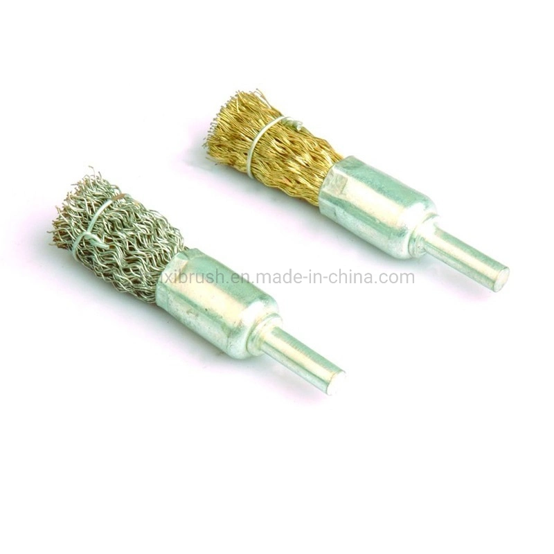 Metal Polishing Cleaning Shank Rust Brass Copper Wire End Brush