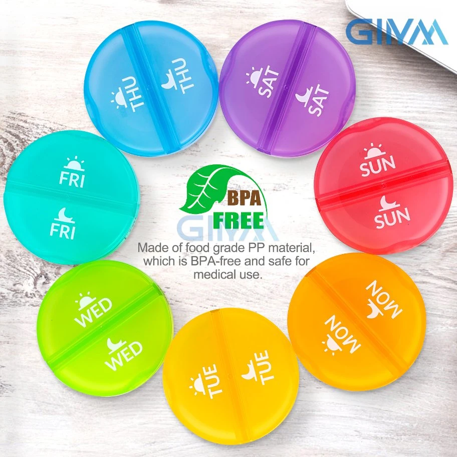 Wholesale/Supplier 28 Days Plastic Pill Case Monthly Pill Box Twice a Day