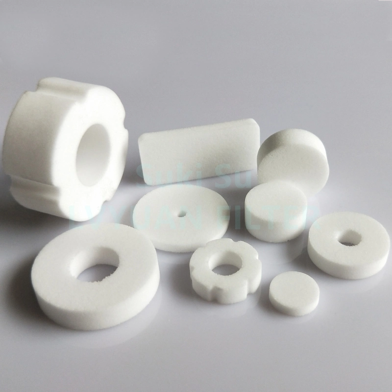 Customized Porous PE PP Ceramic Filter Element Ring Disk Fine Bubble Aroma Air Diffuser Disc for Car Vent Bottles Accessories