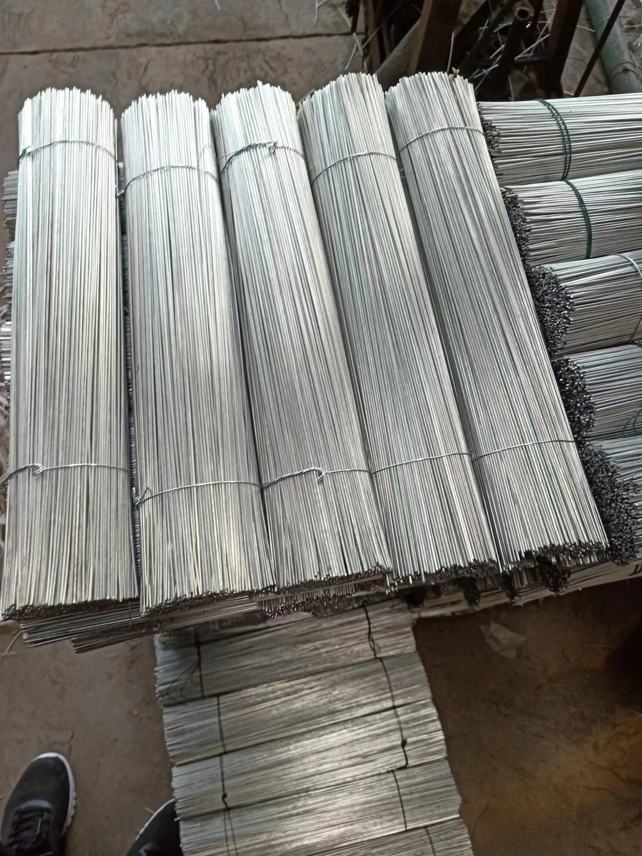 Galvanized Gi Black Annealed Straight Cut Rebar Steel Iron Tie Binding Wire