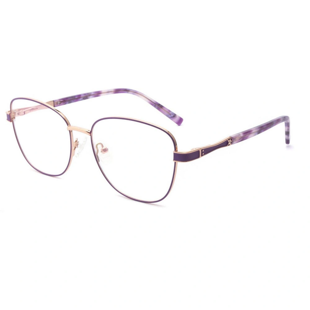 Óculos para mulher e homem moldura óptica azul Eyewear Full RIM Óculos de bloqueio de luz Xc62035 fêmea Redonda Spectacles Mulher armação