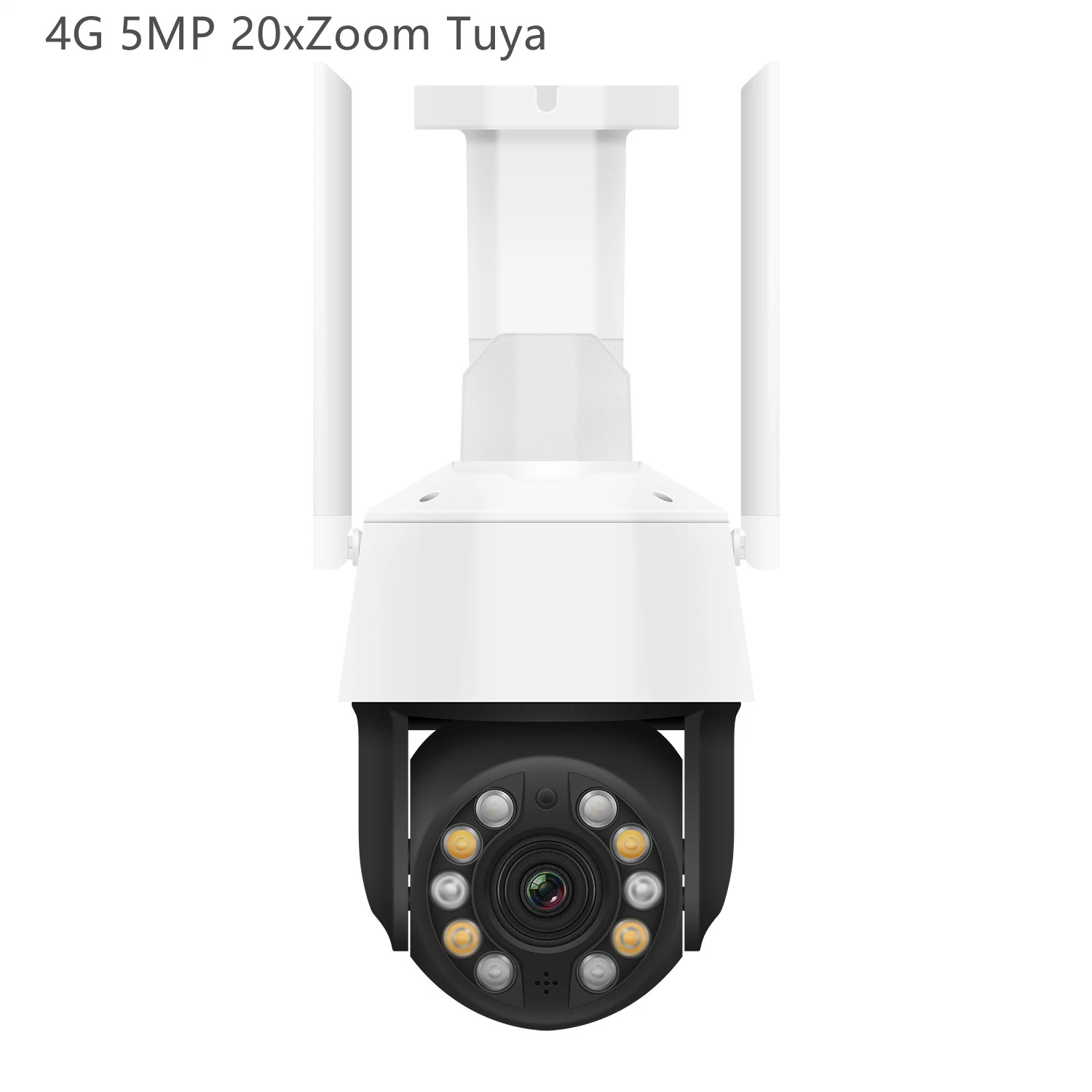 كاميرا IP بدقة 5MP تبلغ 20×تكبير/تصغير كاميرا 4G خارجية PTZ وصوت ثنائي الاتجاه مراقبة أمنية من كاميرات CCTV مقاومة للماء