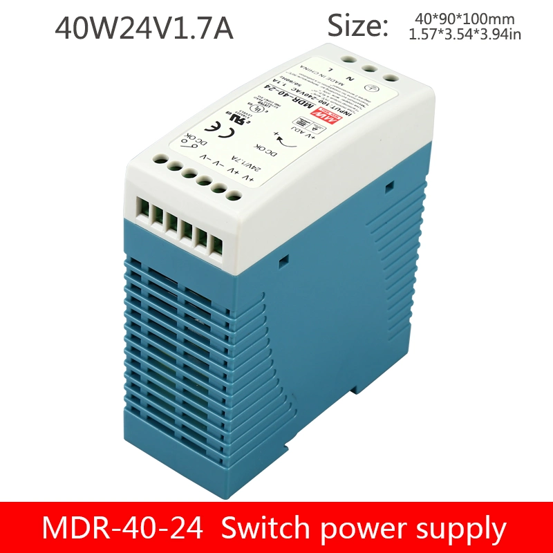 Funi Factory Outlet 40W Mini 24V 1.7A en carril DIN Fuente de alimentación