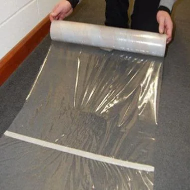 Tapis de plastique adhésif Film Protecteur film polyéthylène PE de tapis de protection pour protéger la voiture-de-chaussée