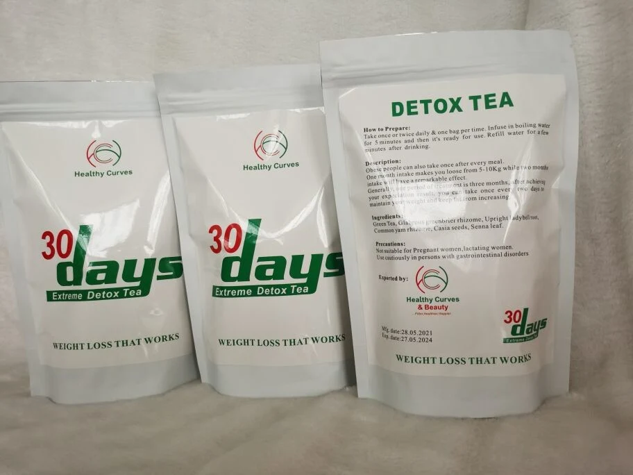 14 يوم / 28 يوما Detox Slimming الشاي لتخفيف الوزن تعزيز عملية التخلص من السموم في عملية الأيض