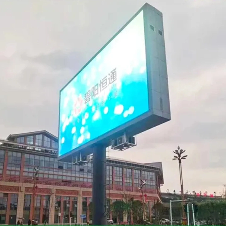 Pantalla LED de exterior en vallas digitales Billboard de la estructura de acero de metal