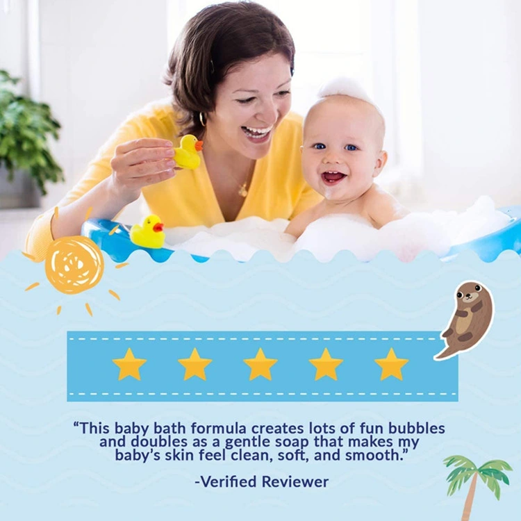 OEM ODM Natural Botanical Ingredients Cleanses & Moisturizes Baby Bubble Bath