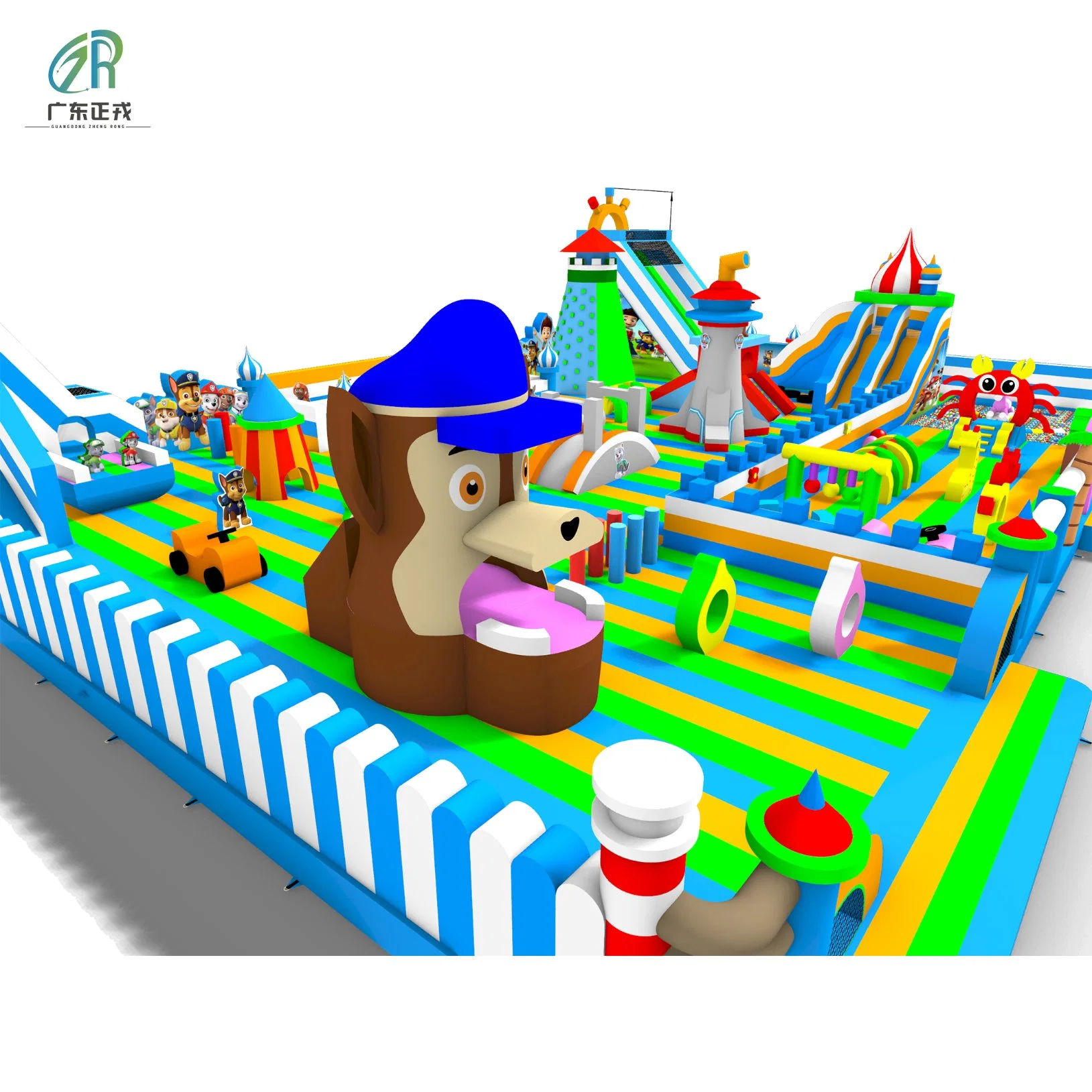 Party Rental Commercial Playground Inflatable Theme Amusement Park