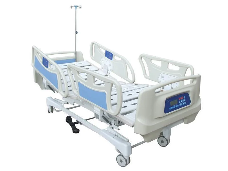 Hospital Furniture Equipment Health Care Steel 2 Cranks Manual Two Function Hospital Beds Medical Bed Price for Elderly