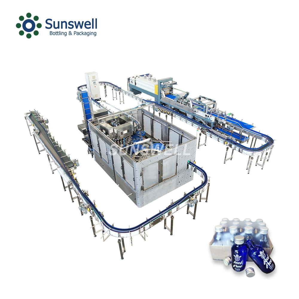 Glass Bottle Tonic Water Mineral Pure Water Liquid Filling Automatic Bottling Machine Water Filling Machine