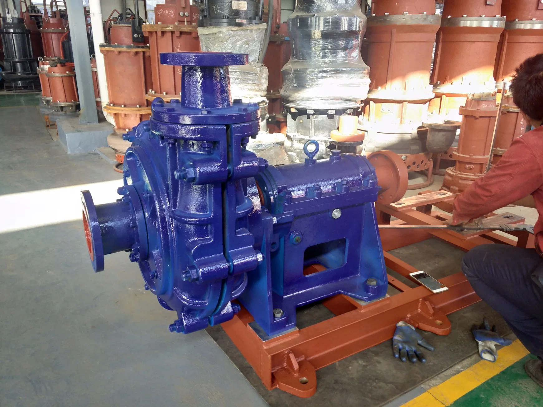 Single Stage Slurry Pump Horizontal Sand Pump Mud Pump for Electric Power Metallurgical Coal Industry