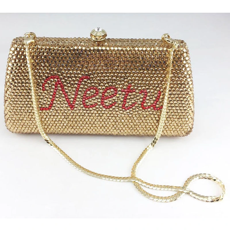 Custom Style Handmade Bag Crystal Clutch for Wedding