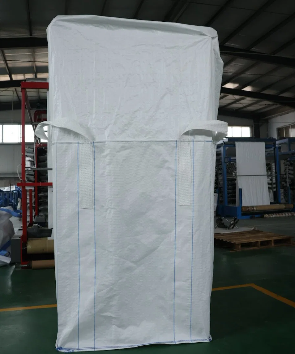 U Panel Jumbo Bag Side Seam Loop Super Sacks FIBC Bags Woven Bulk Bag 98% Virgin Big Bag with UV Low Price Duffle Top Skirt Bag Spout Bottom Food Grade Rice Bag