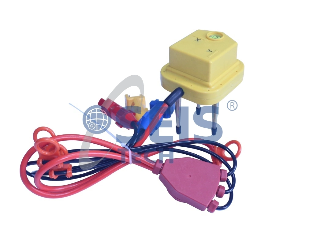 Split Spring Clip for Seismic Data Aquisition and Cable to Electrode Jumper for Resistivity Survey