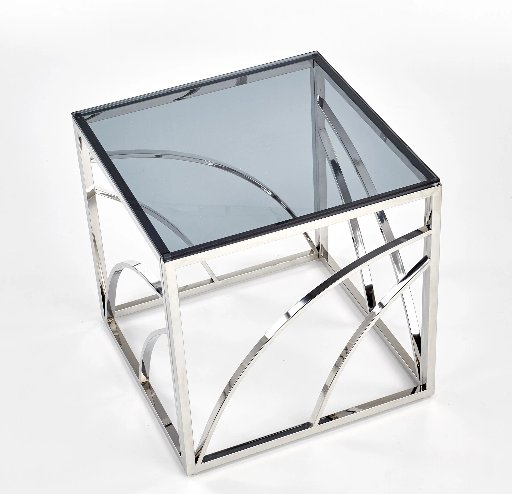 Popular Design Table Stainless Steel Console Table Tempered Glass Console Table Furniture