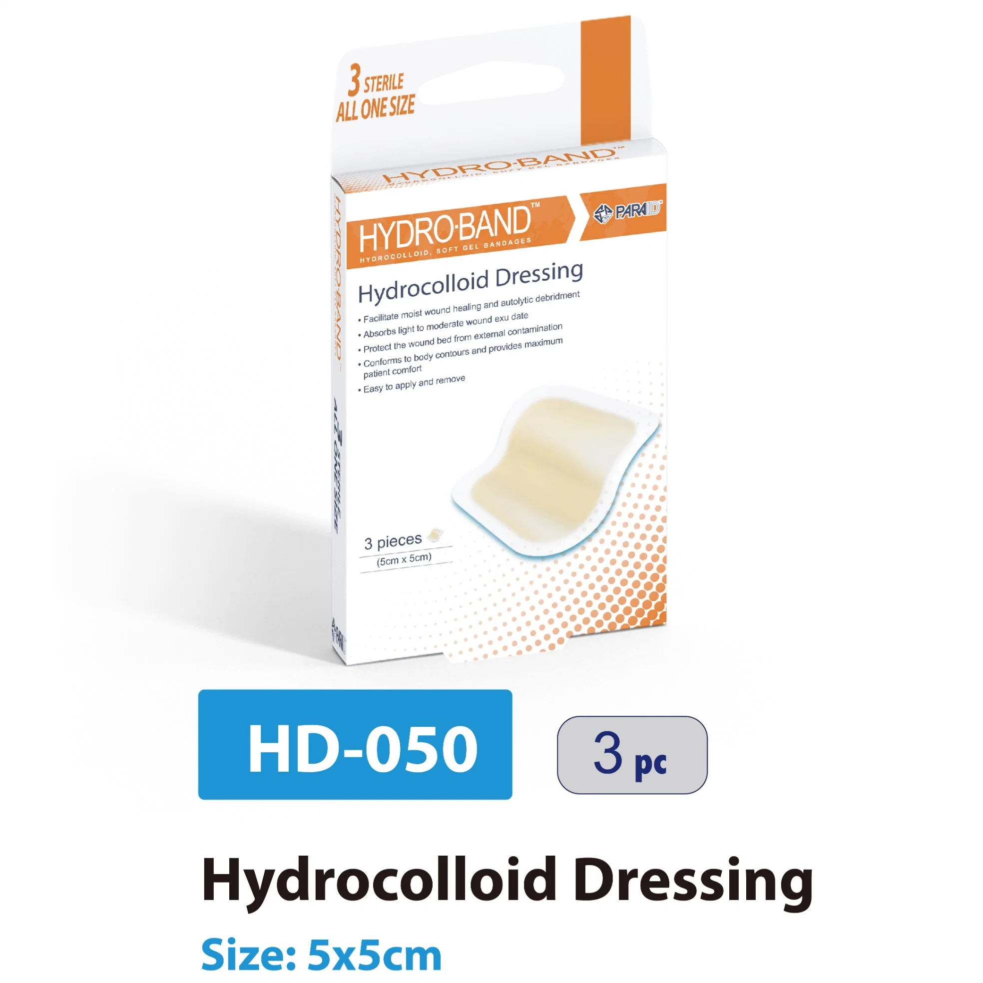 Hydrocolloid Dressing Advance Wound Care 5*5cm