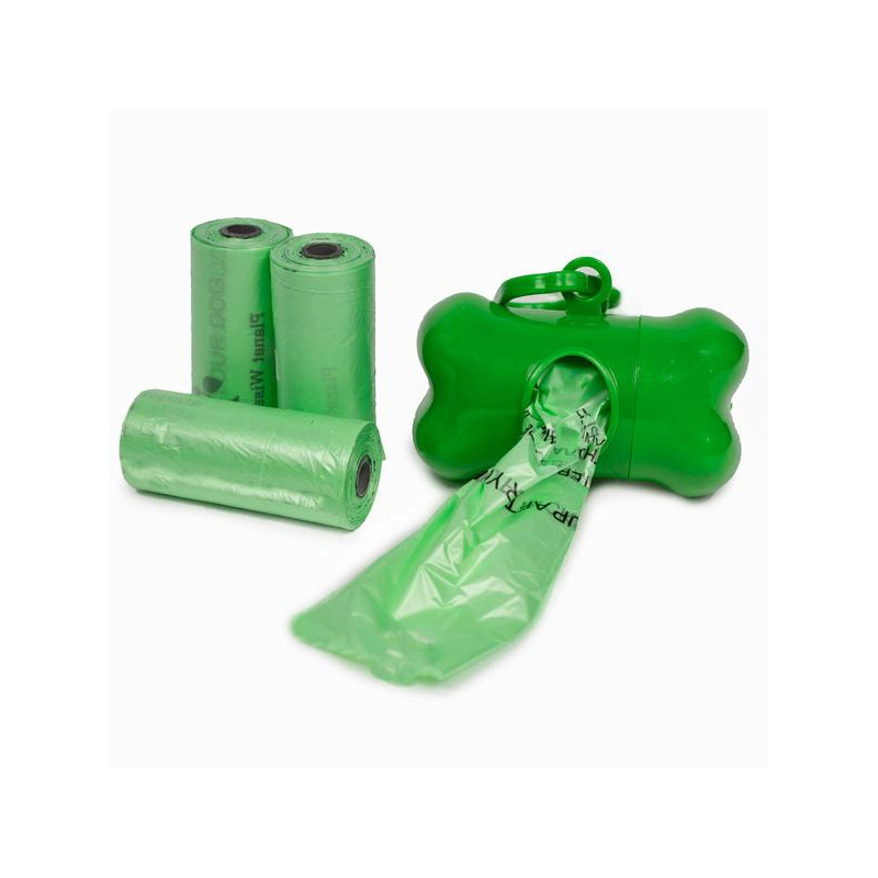 Degradable Compostable Customized Dog Poop Waste Bag with Dispensers