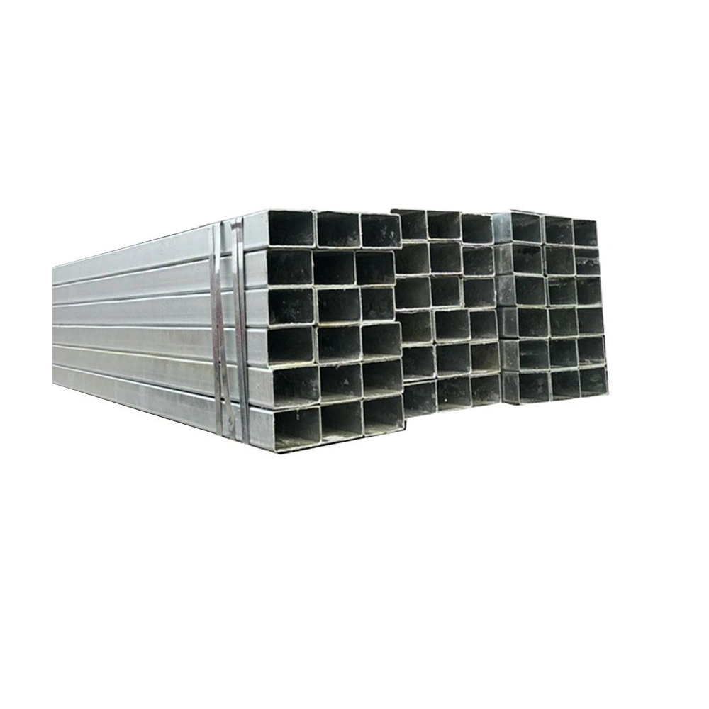 Tubo de acero galvanizado rectangular galvanizado con revestimiento de zinc Z275 Z100, proceso roscado sin costuras de Q195 Q235B, ocultando tuberías de gas al por mayor en China