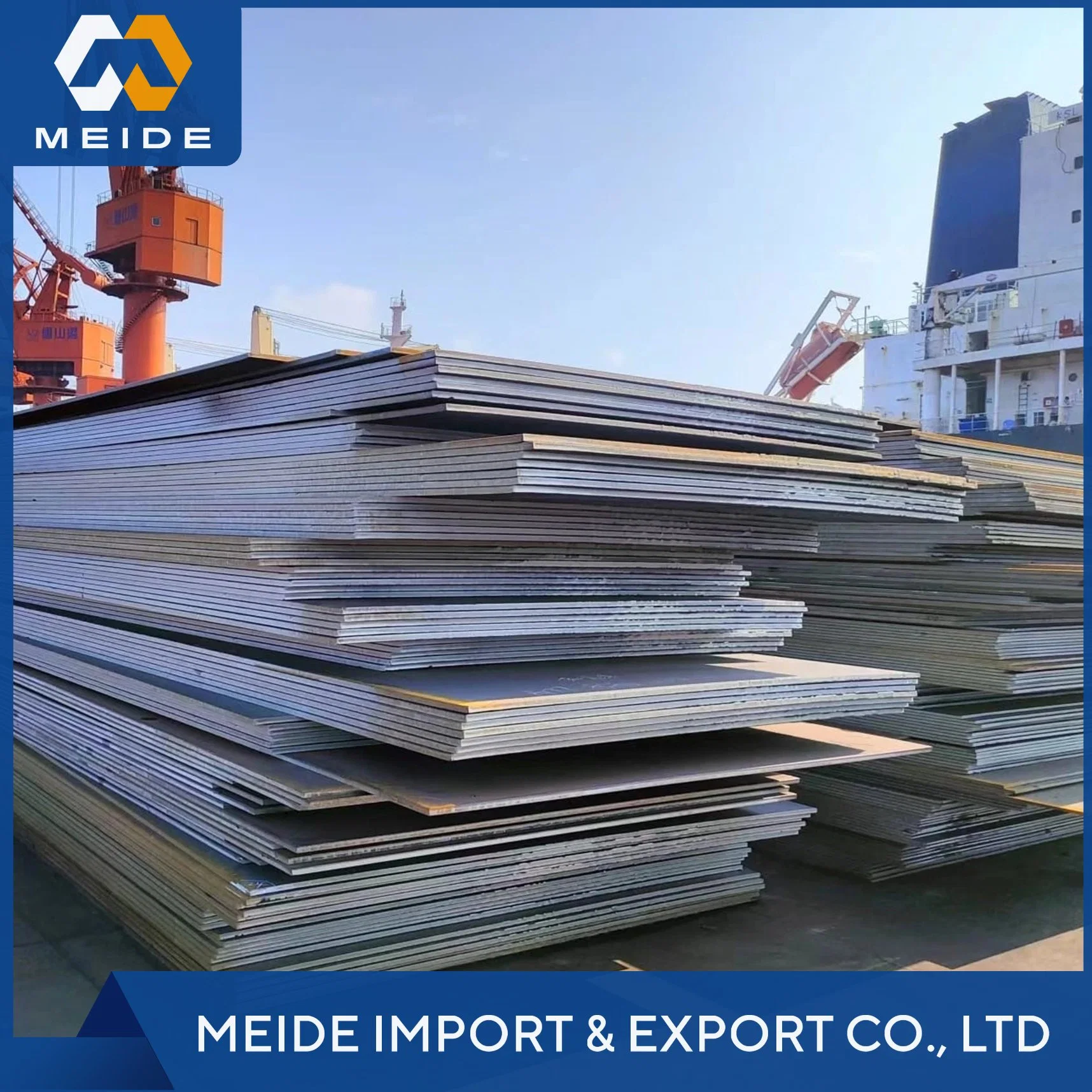 6mm Thick Sm400b ASTM A573 Gr65 S275j2 4X8 Cast Iron Steel Hot Rolled Flat Metal Plate Low Carbon Steel Plate