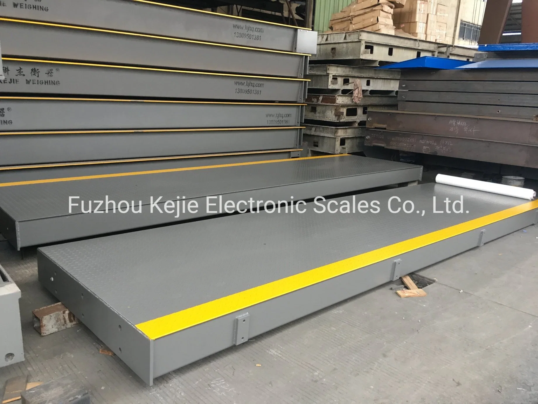 China Kejie Intelligent Technology Electronic Weighbridge/Truck Scale 18X3m 60t with Loadcell for Industrial Application