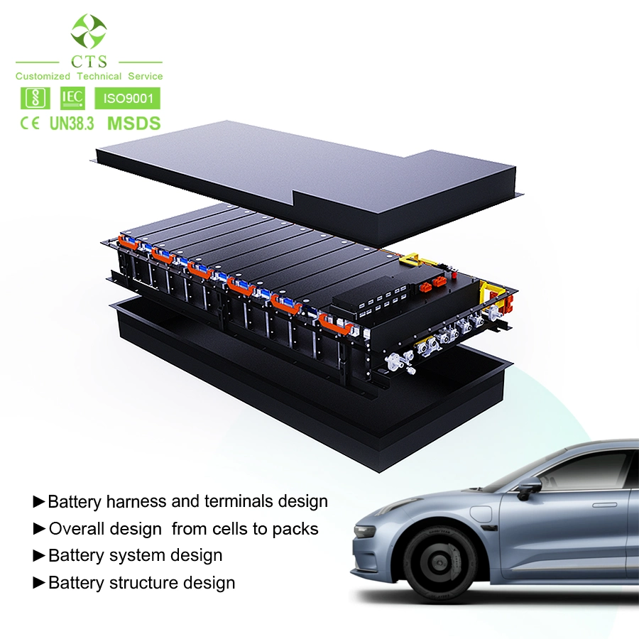 350V 70kw camión de tractor eléctrico 70kwh batería de litio 60kwh conversión Kit