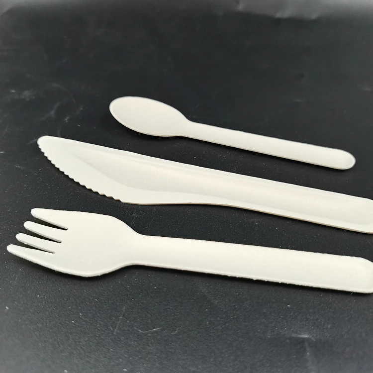 100% Kompostierbar Biologisch Abbaubar Einweg Geschirr Bagasse Zuckerrohr Dinner Set