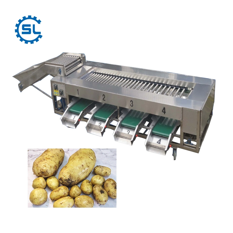 4 Ton/H Onion Potato Separator Size Sorting Machine