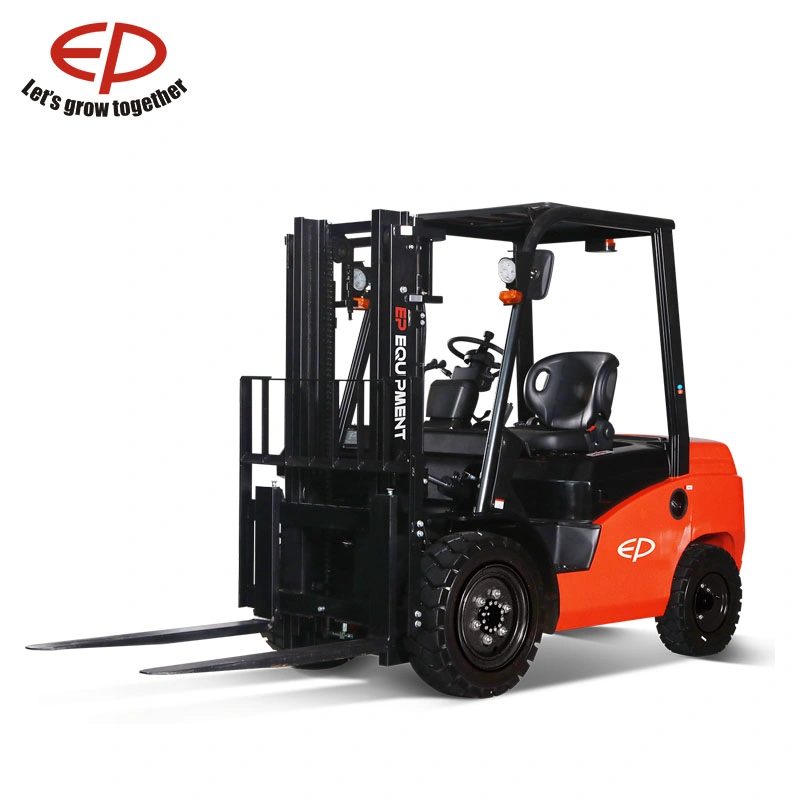 Ep New Chinese 3ton EPA Industrial Transmision All Terrain Wheel Small Diesel Mini Forklift