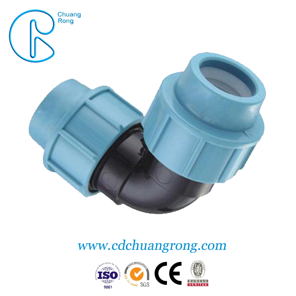 New Color End Cap PP Compression Water Pipe Fittings