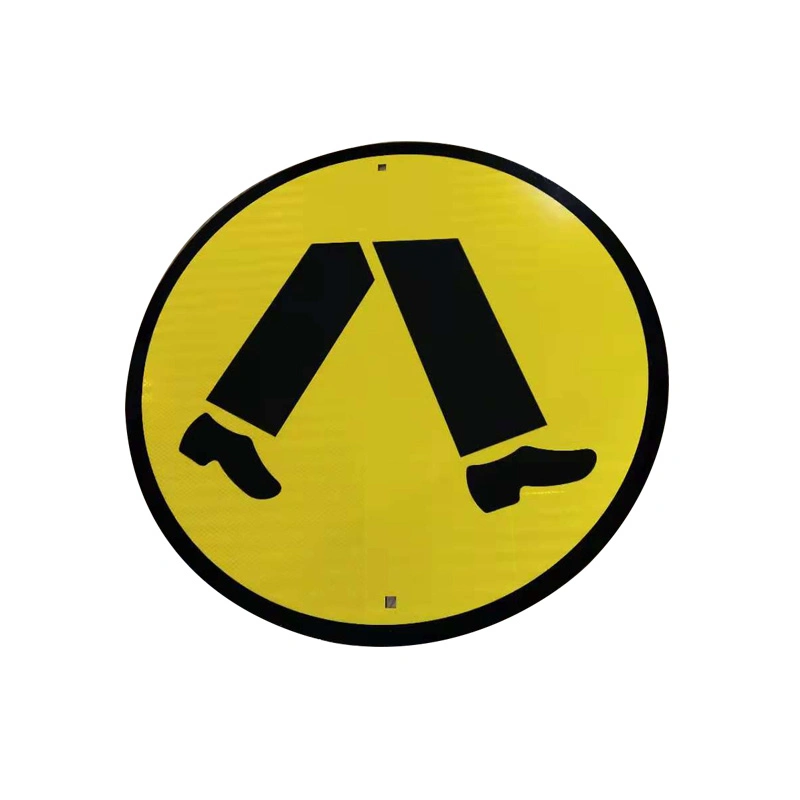 Custom Size Shape Aluminum Traffic Sign for Warning