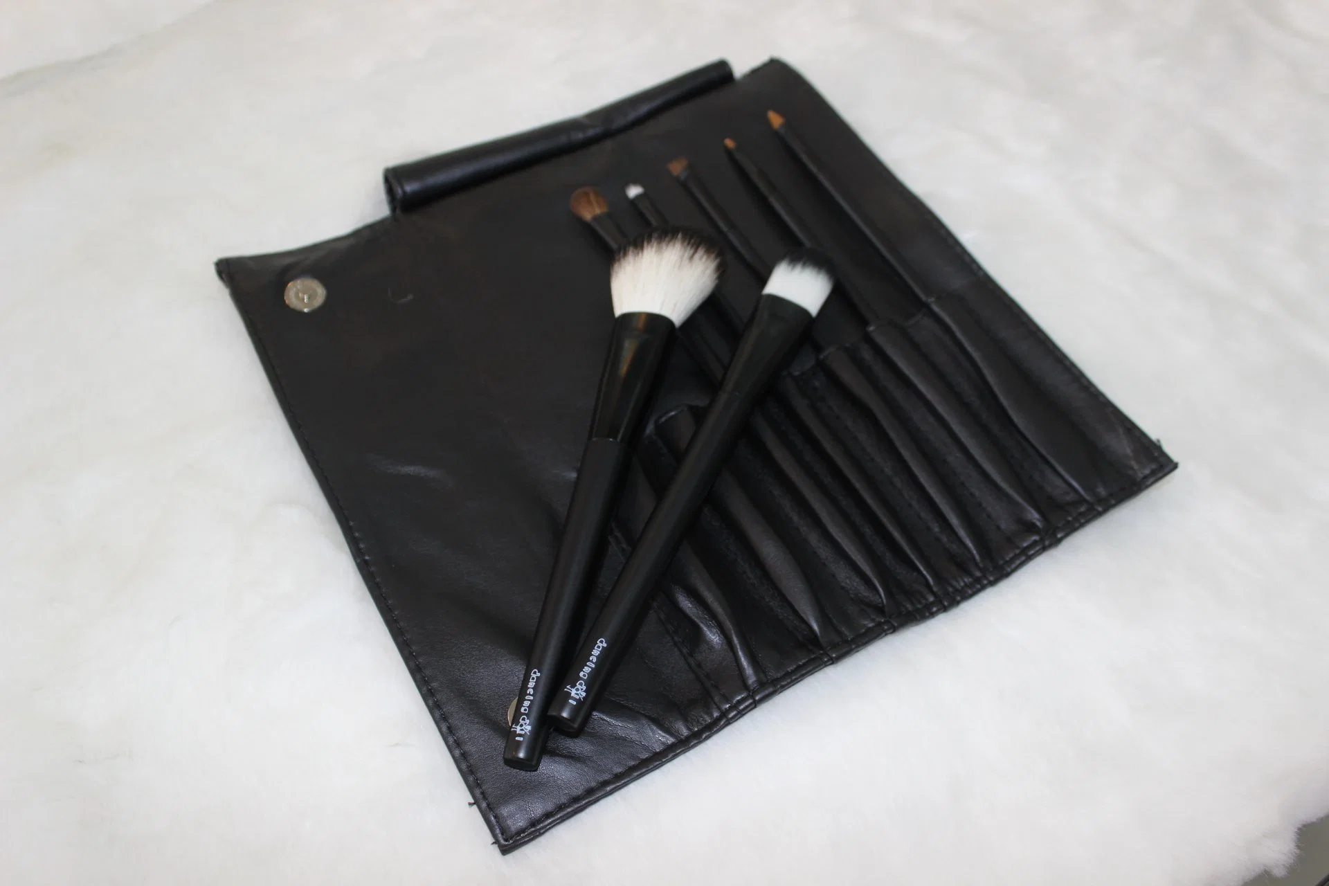 Personnalisation de Base Sac de Maquillage professionnel OEM PU Matériel pour l'emballage de la brosse cosmétique