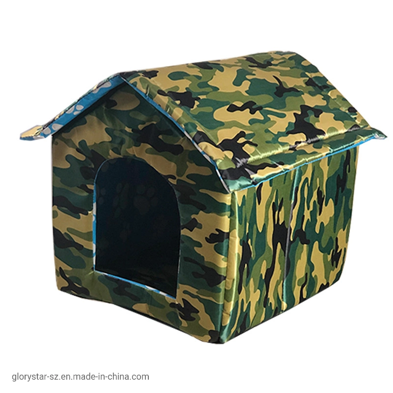 Camouflage Pet Tent Cat Nest Dog Bed Cat House