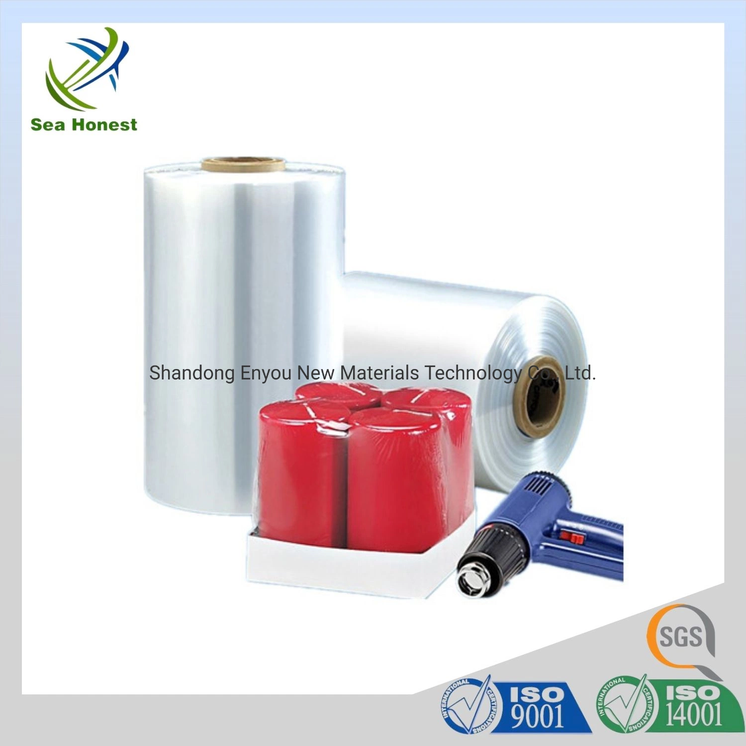 Film Rolls Form PVC Heat Shrink Wrap for Soap Packaging