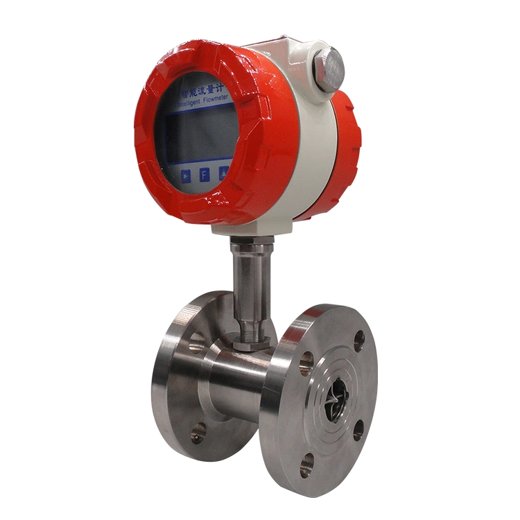 4~20mA Liquid Gas Turbine Water Flow Meter Digital