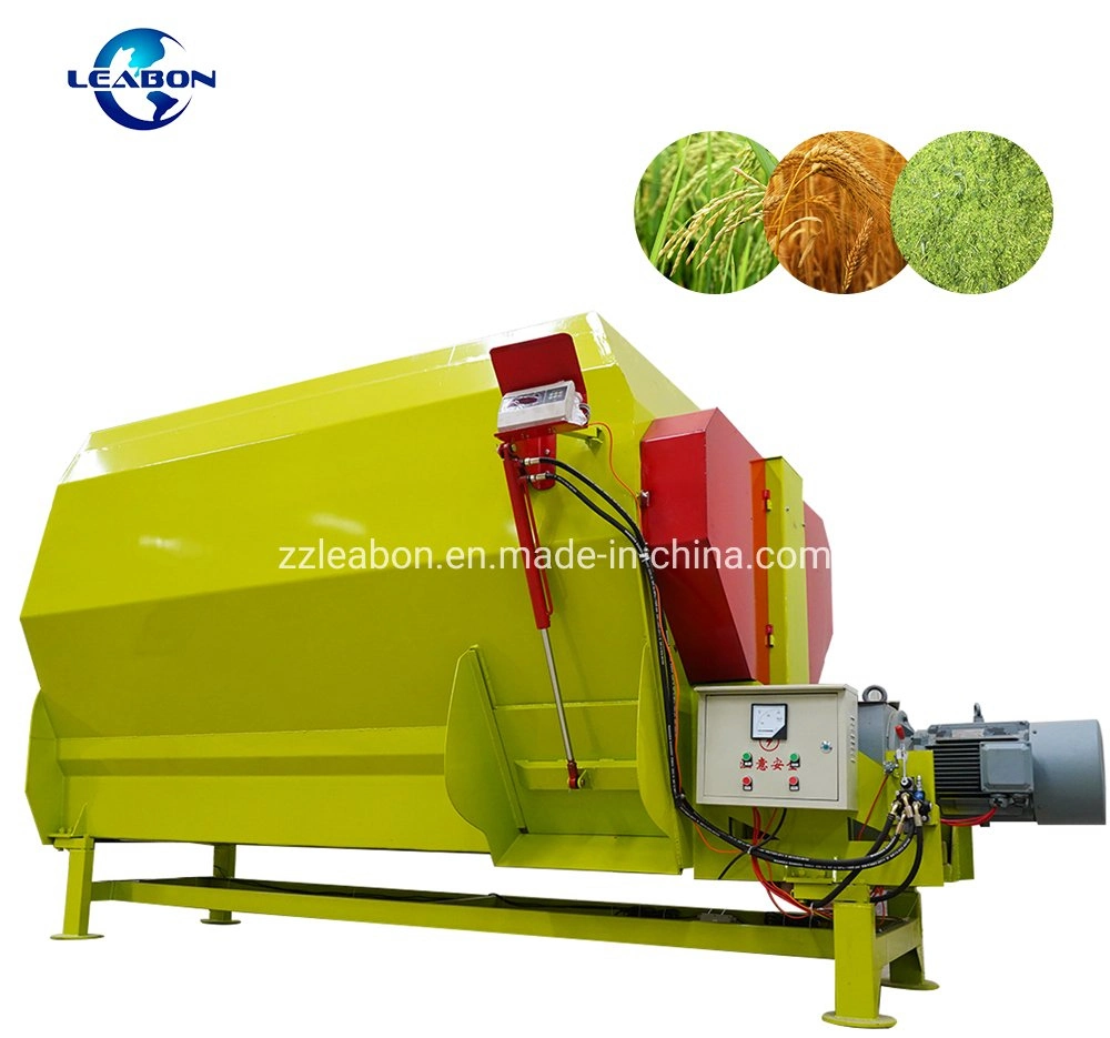 Full-Automatic Animal Tmr Feeding Mixer Feed Mixing Machine/Animal Grains Feed Mixer