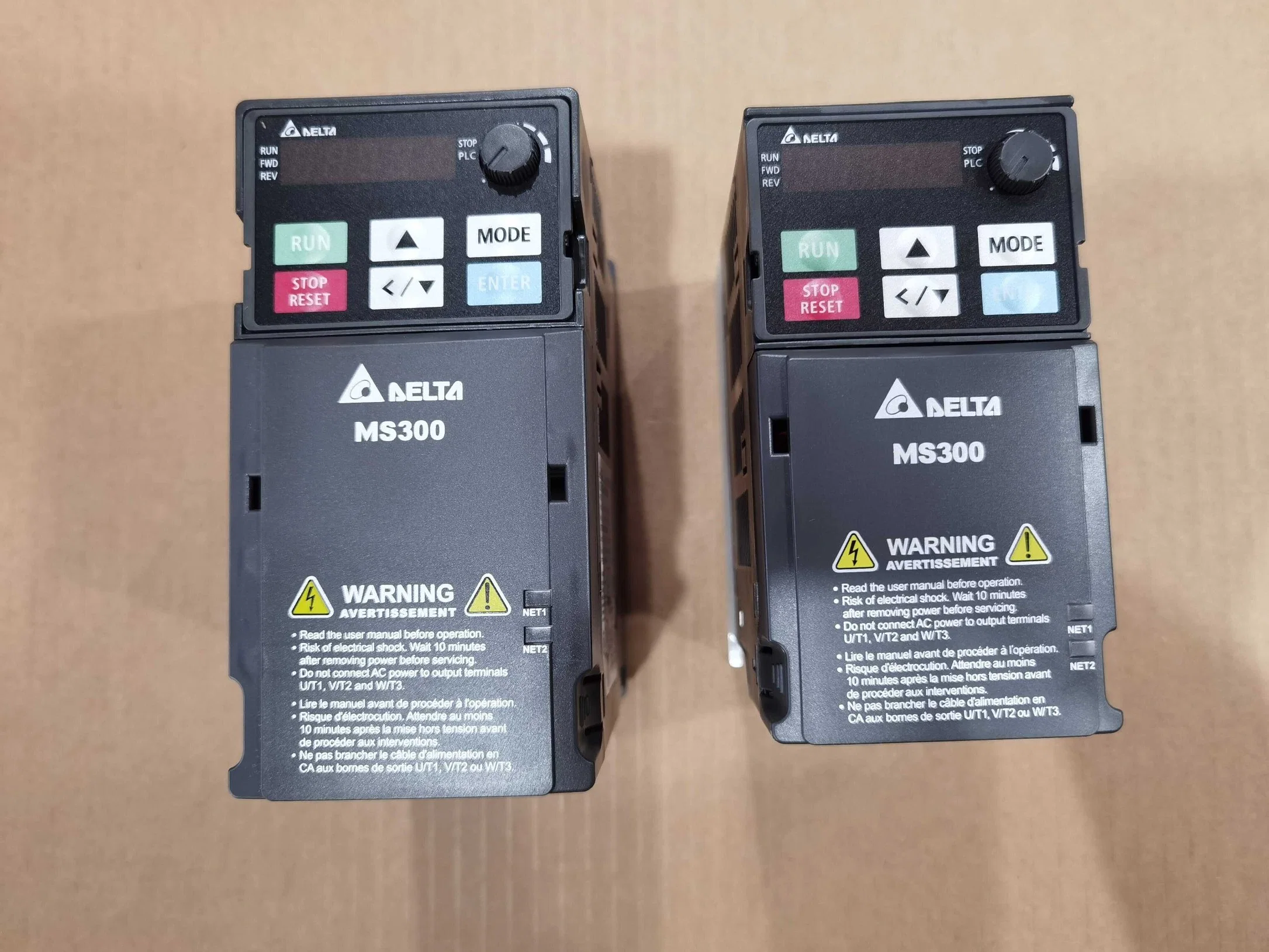 Inversor de Delta Ms300 Series VFD2a7ms43ansaa 0,75kw 380V