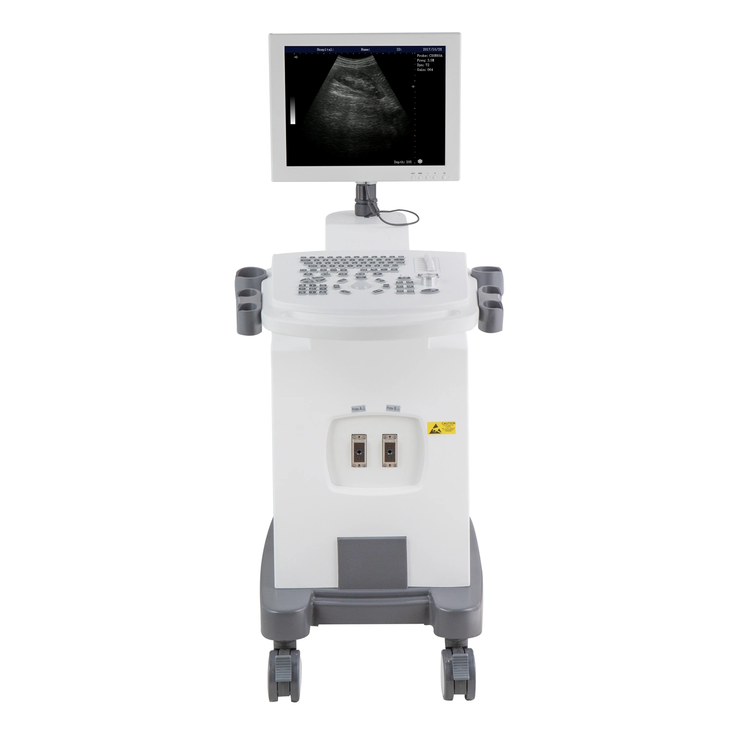 Fy-350 Trolley B/W Ultrasound Machine Instruments