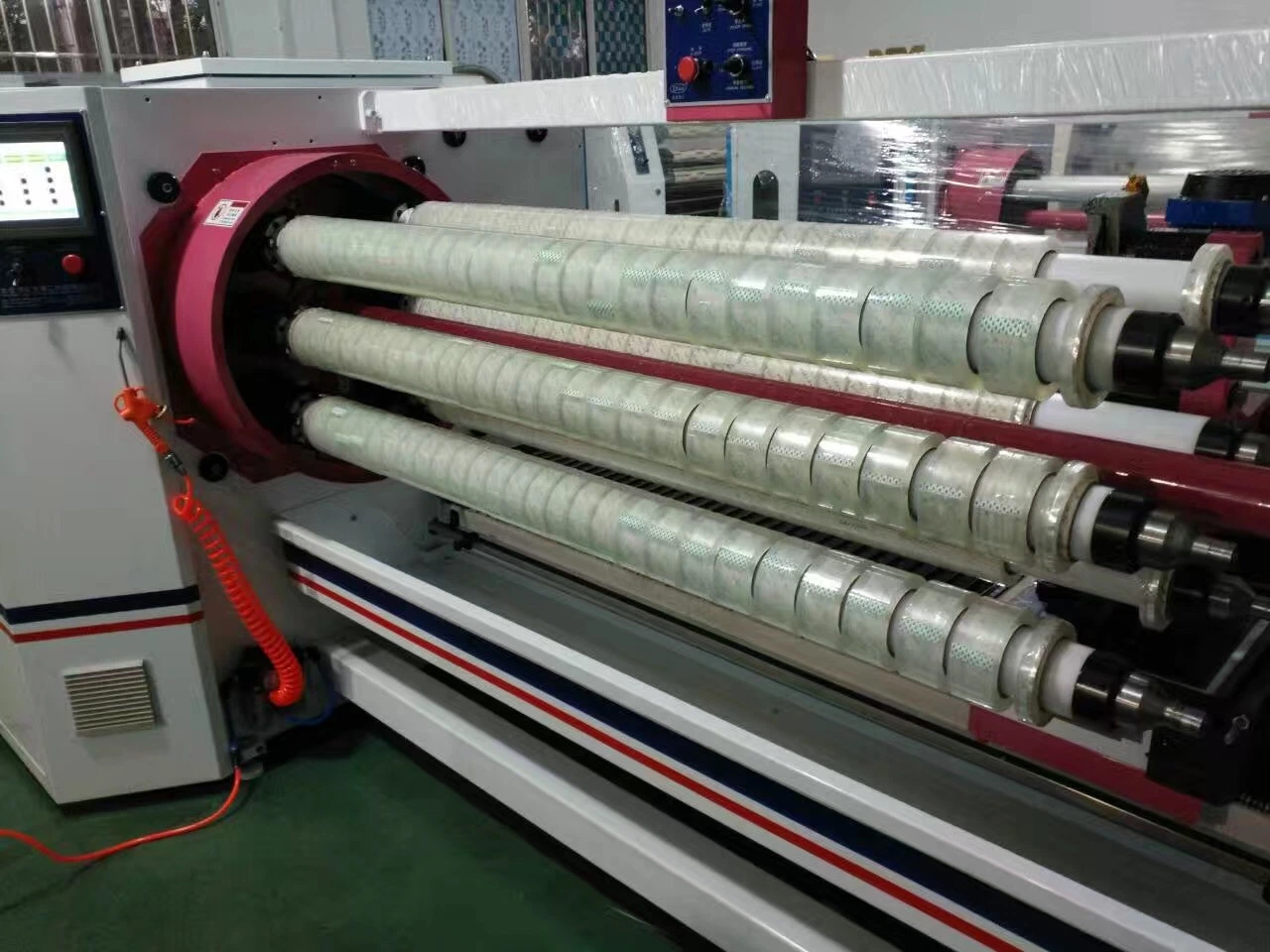 6 Shafts PVC Insulation Tape Cutting Making Machine Adhesive Tape Machine Manufacturer