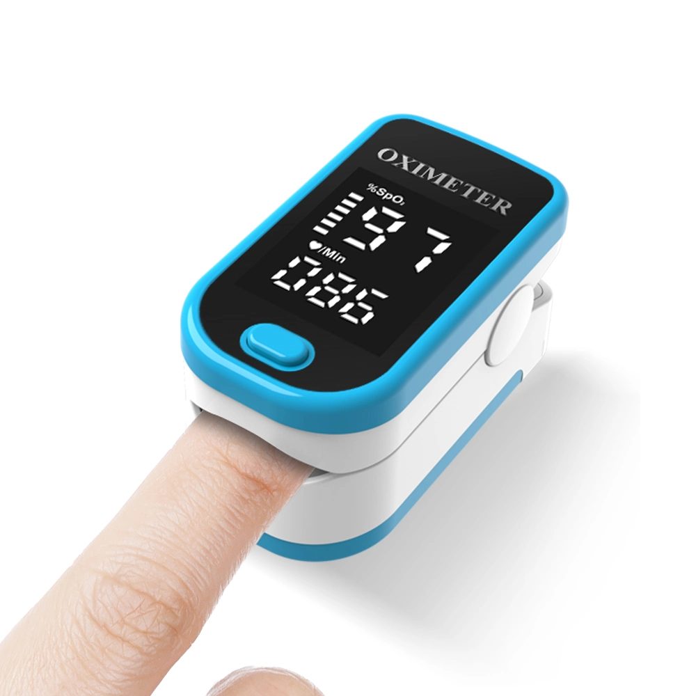 Finger Pulse Oximeter Household Fingertip Handheld Oximeter with LED Display