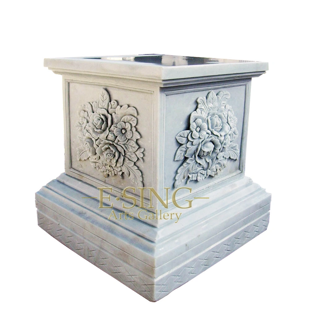 Natural White Marble Wholesale/Supplier Factory Price of Marble Base