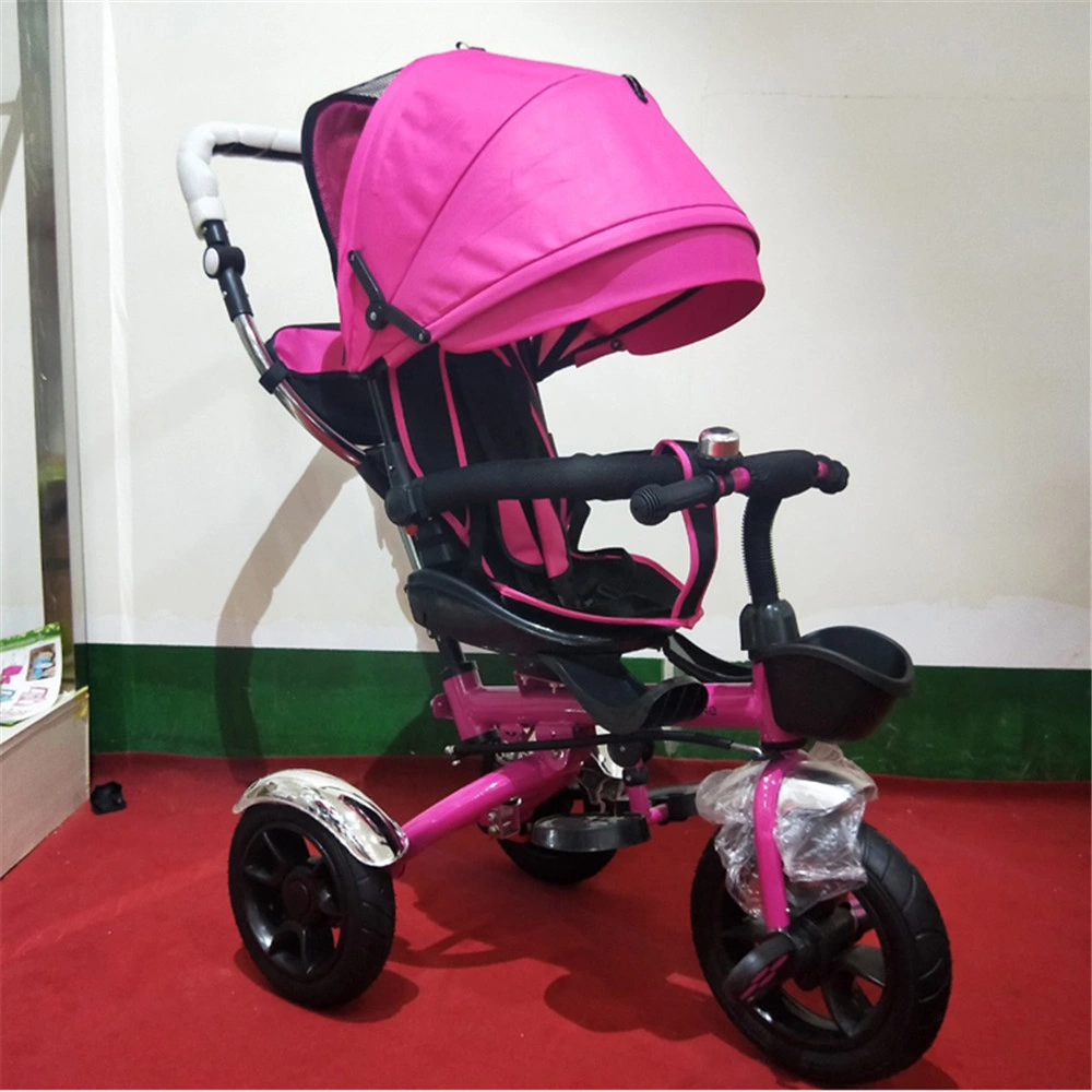 New Design Small Model Baby Toy Kids Children Tricycle Kid 4 in 1 with Push Handle