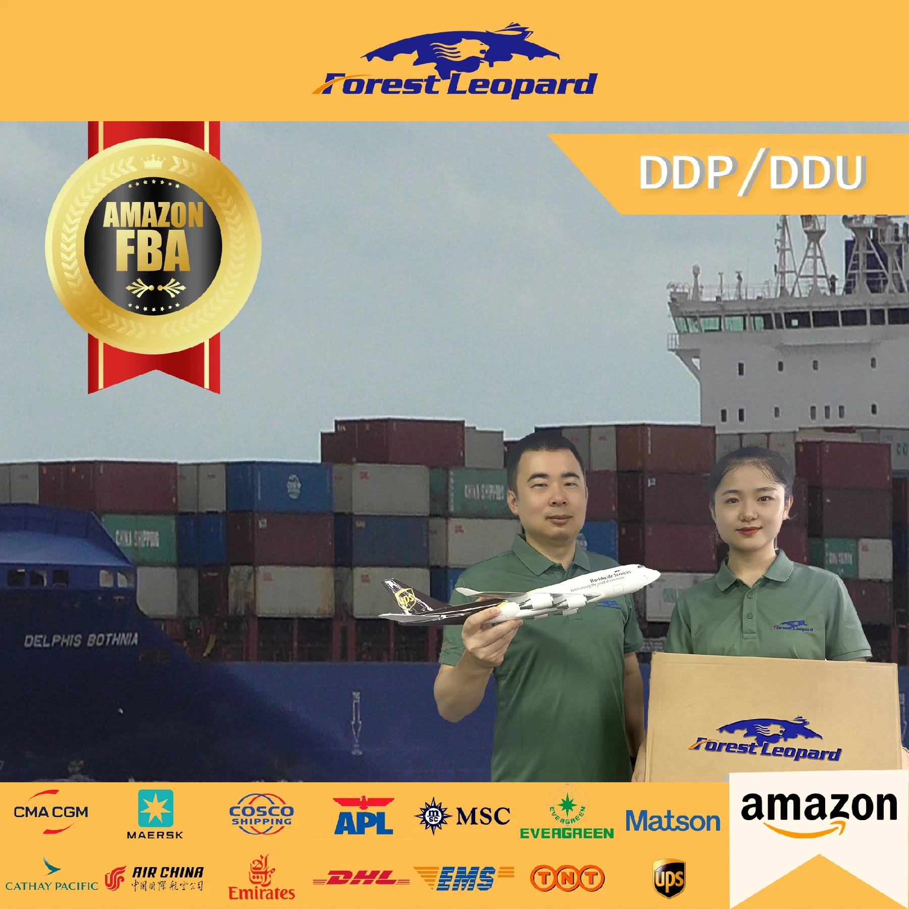 FedEx DHL DDP Express Door to Door Air Sea Freight Forwarder Shipping Rates Agent China Yiwu to UK USA