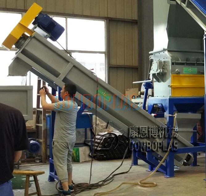 Waste Plastic HDPE PE Agriculture Film Flakes Washing Recycling Equipment