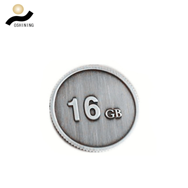 Coin Shape USB Flash Drive (USB-MT422)