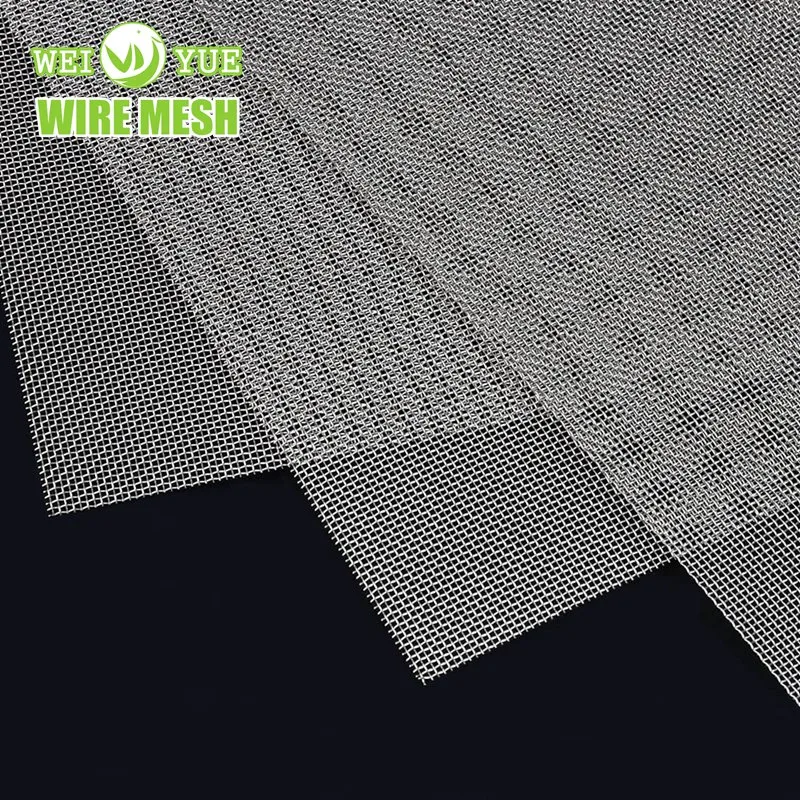 High Density 100 200 Mesh Pure Nickel Rotary Printing Nickel Wire Mesh Screen Wire Mesh Square Hole Wire Mesh