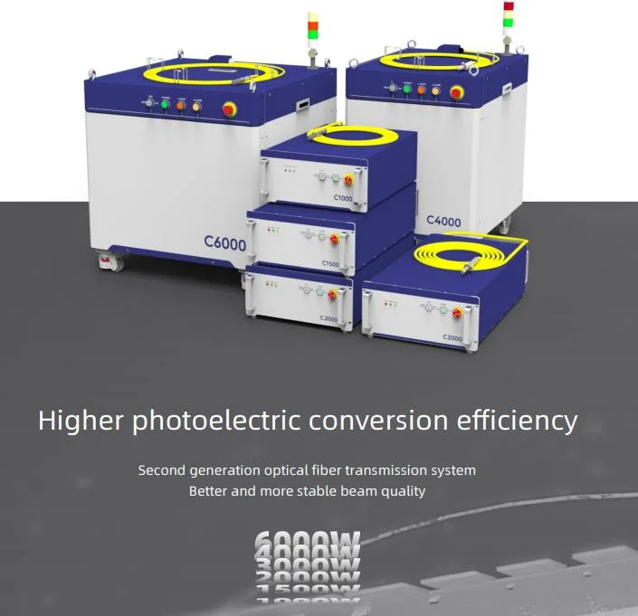 بقوة 1000 واط وبقوة 1500 واط بقوة 3000 واط وبقوة 6000 واط مع تقنية CNC معدنية لقطع الليزر من الألياف ماكينة قطع ليزر الحديد الصلب الألمنيوم ورقة نحاسية